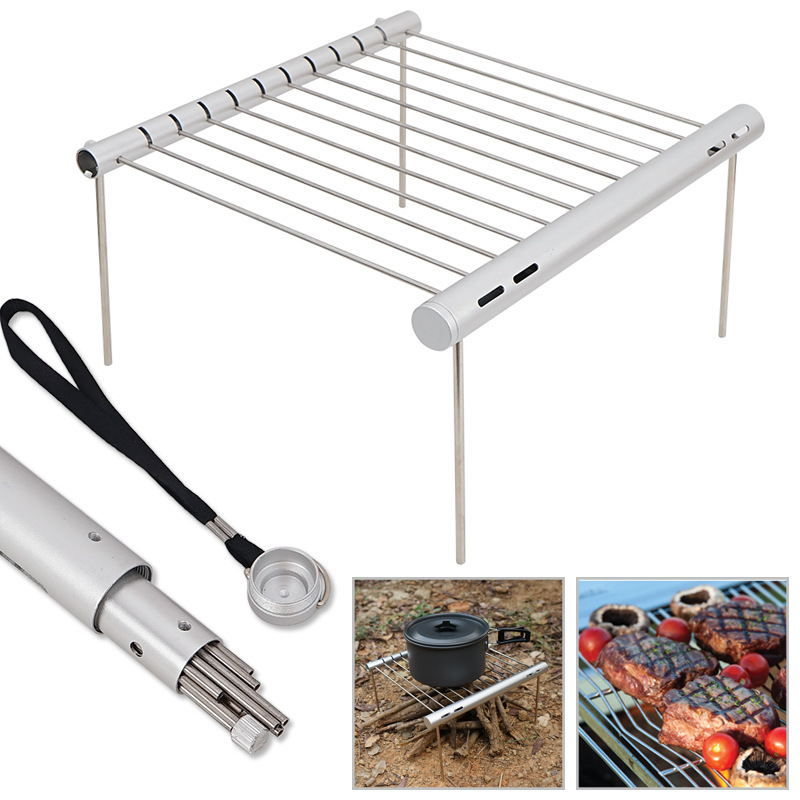 Camp Grill Portable Folding - D5 Mini Pocket BBQ Grill Griglia