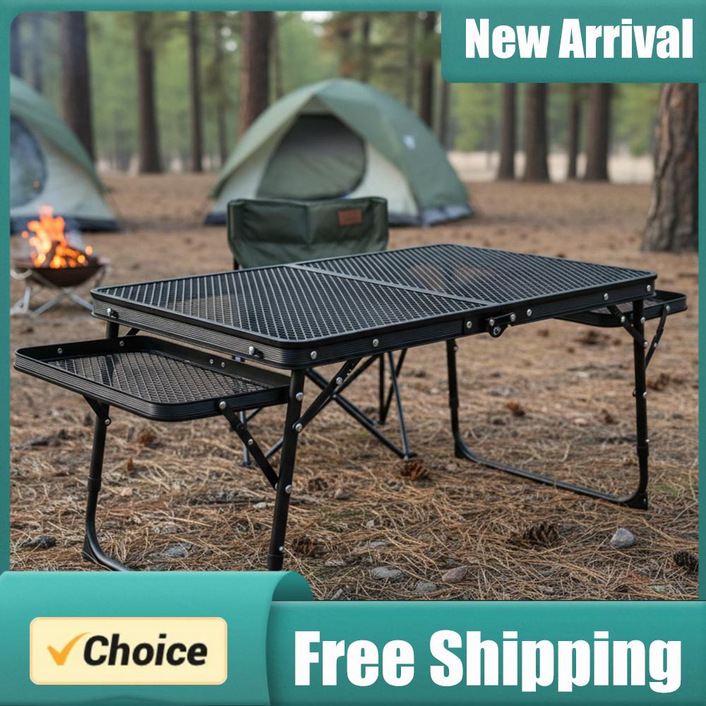 Camp Grill Portable Folding - Tavolo Pieghevole per Barbecue con Altezza