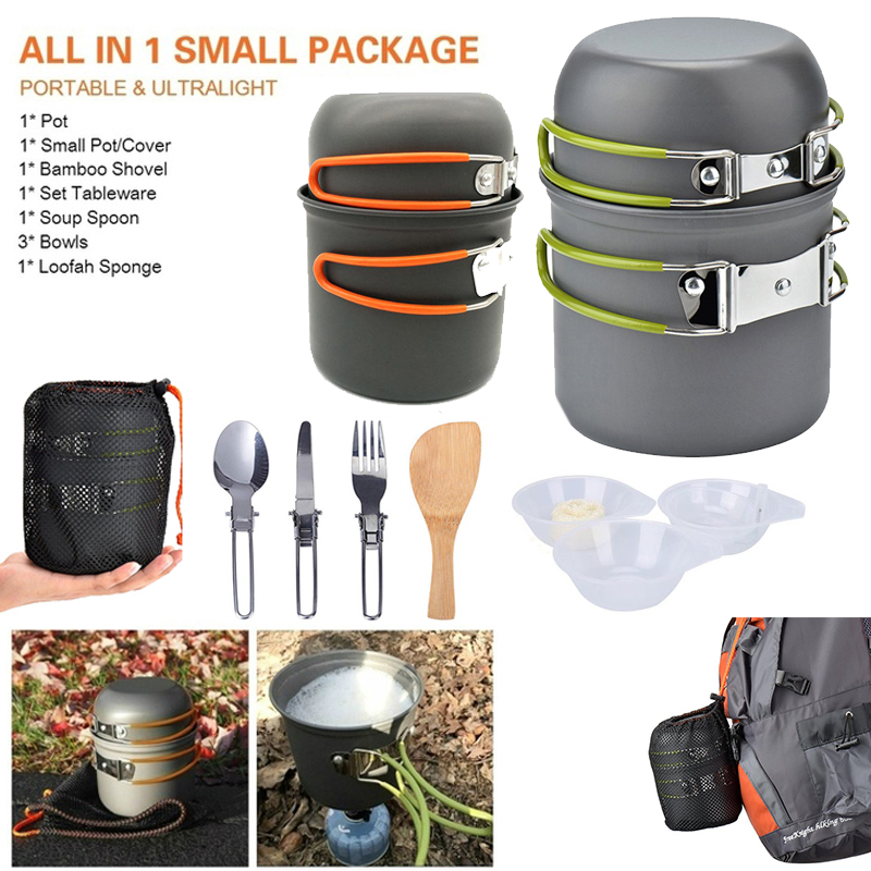 Camping Cooking Kitchen Set - Nuovo vaso da campeggio portatile set