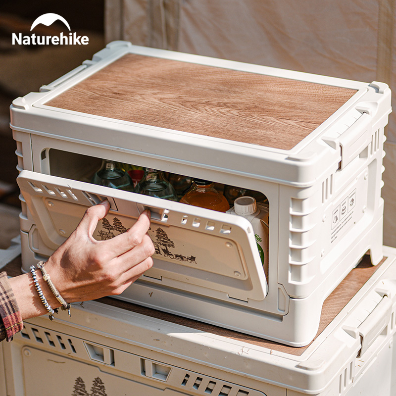 Camping Cooking Table - Naturehike Camping Box 60L scatola portaoggetti