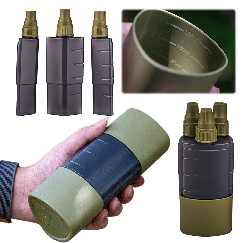 Camping Cooking Kitchen Set - 3 in 1 bottiglia per dispenser