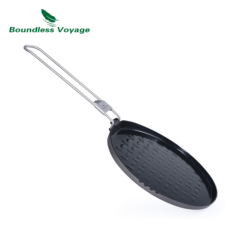 Camping Cooking Wok - Padella antiaderente in titanio senza limiti