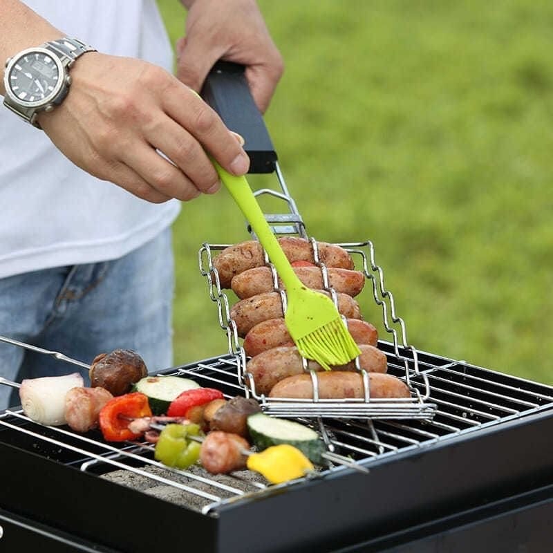 Camping Cooking Easy - Griglia per barbecue da campeggio portatile