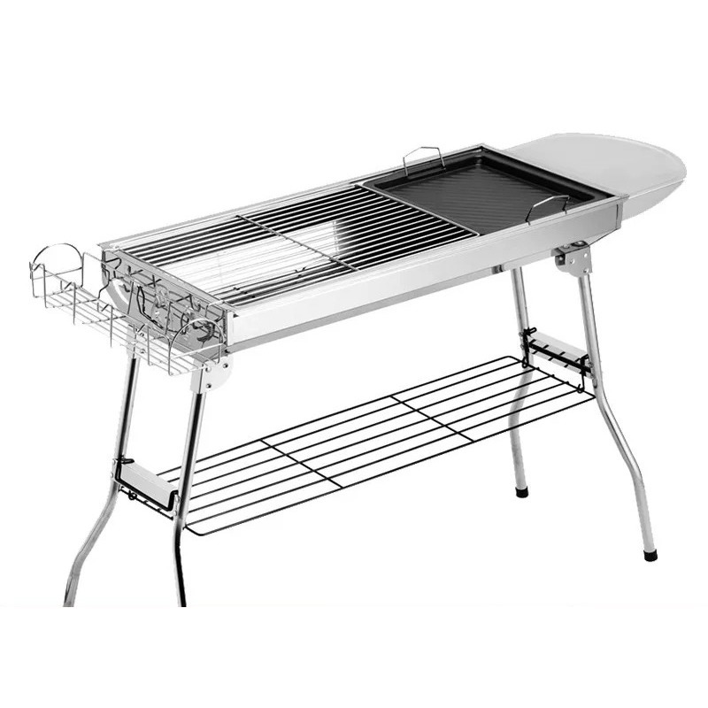 Camp Grill Portable Folding - Grande Barbecue Pieghevole a Carbone per