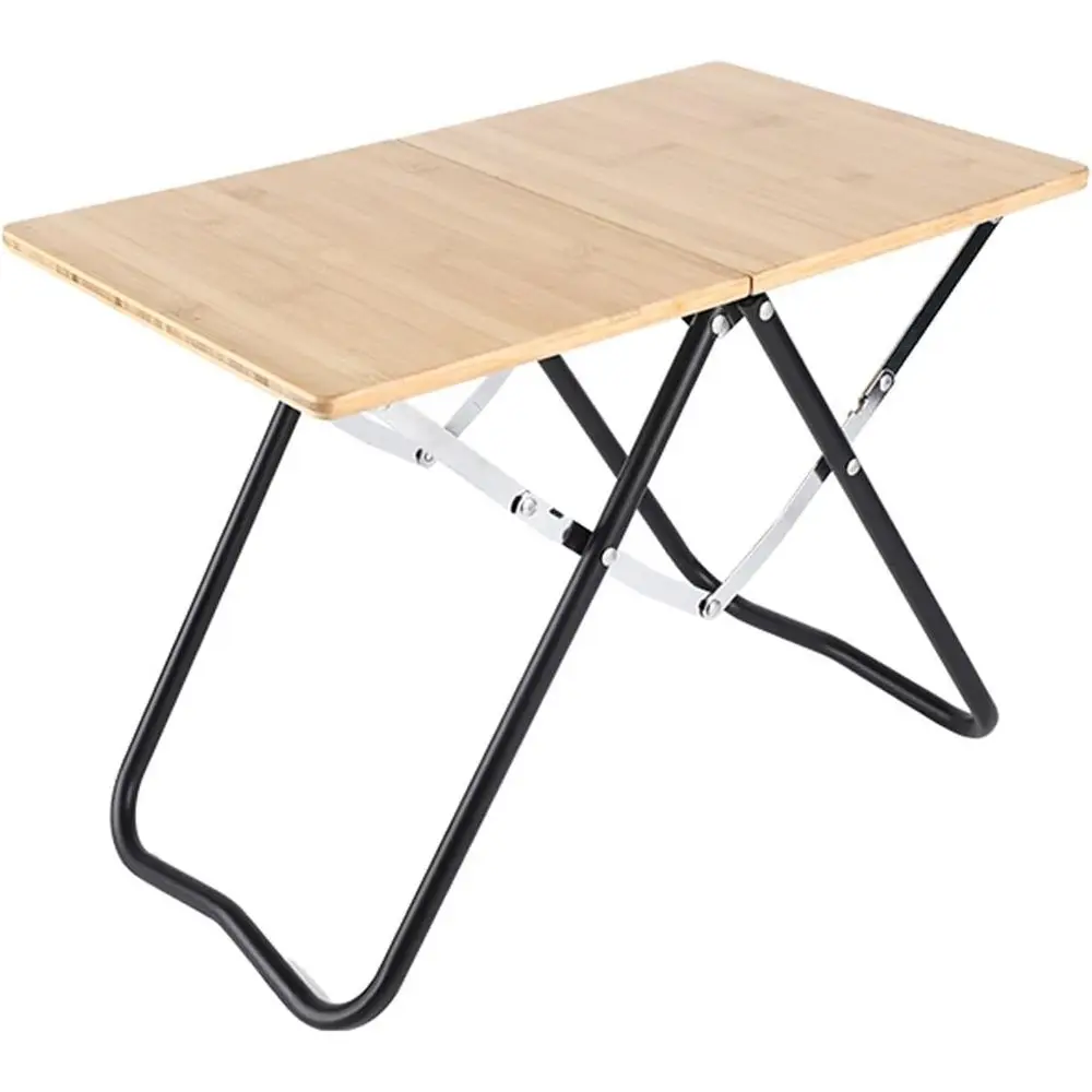 Camp Grill Portable Folding - Tavolo da Campeggio Pieghevole in Bambù