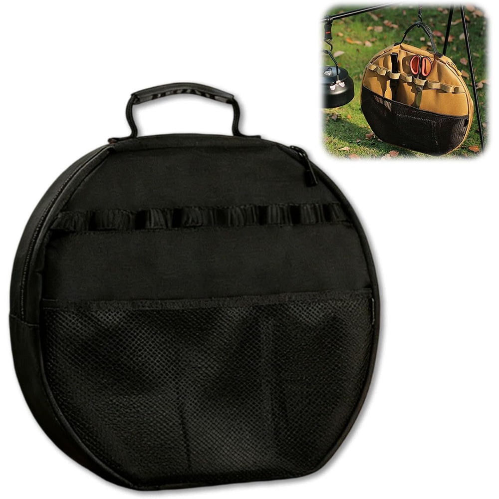 Camping Cooking Wok - Borsa per il trasporto della griglia,