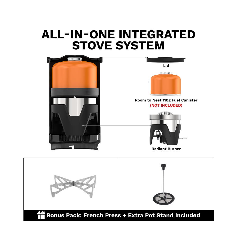 Sistema di stufa radiante per  - Camping Cooking Gas Stove recensione e prezzo