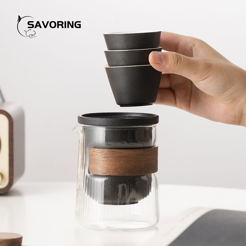 Semplice set da tè in ceramica - Camping Cooking Utensil Set recensione e prezzo