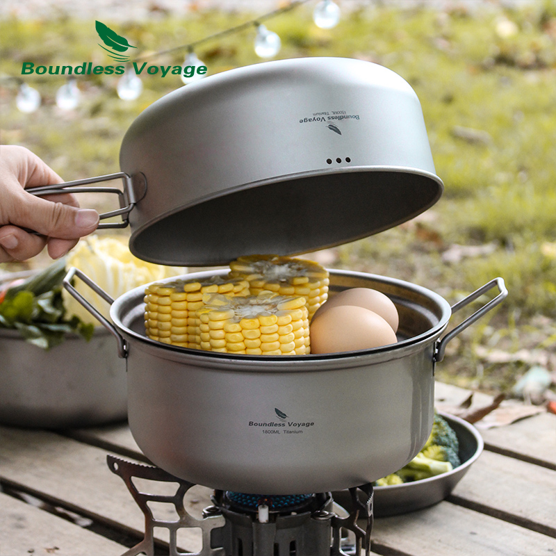 Boundless Voyage Titanium Pent - Camping Cooking Pots And Pans recensione e prezzo