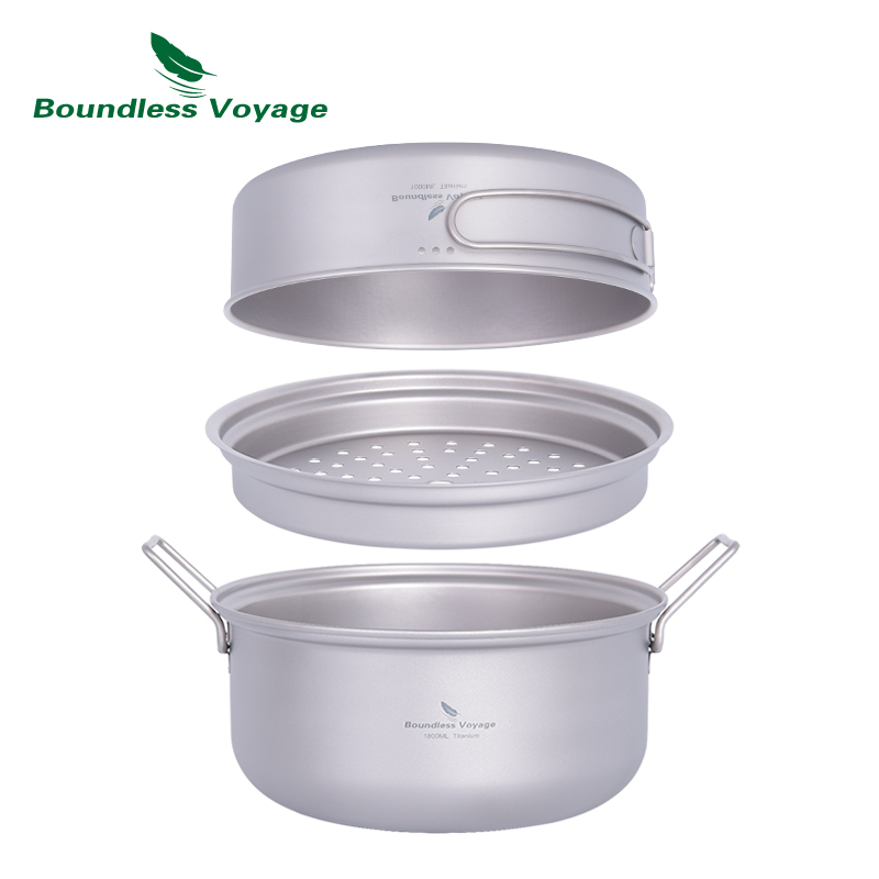 Boundless Voyage Titanium Pent - Camping Cooking Pots And Pans recensione e prezzo