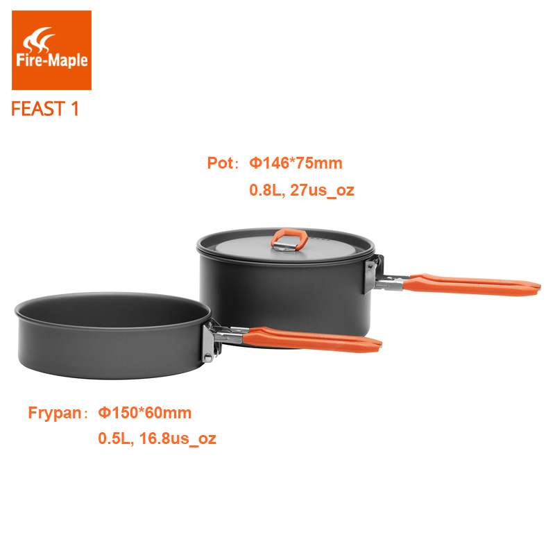 Fuoco Maple festa 1 campeggio  - Camping Cooking Pots And Pans recensione e prezzo