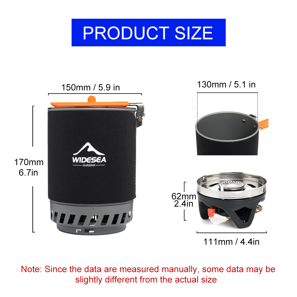 Widesea Sistema di cottura da  - Camping Cooking Gas Stove recensione e prezzo