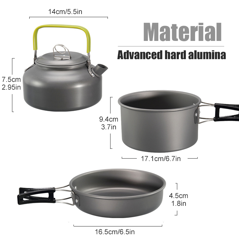 WESTTUNE Kit di pentole da cam - Camping Cooking Wok recensione e prezzo