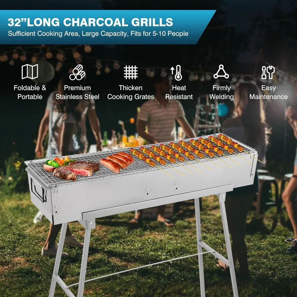 Griglie a carbone portatili, k - Camp Grill Portable Folding recensione e prezzo