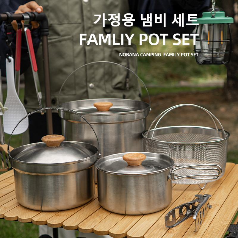 NOBANA Il più nuovo set di pen - Camping Cooking Wok recensione e prezzo