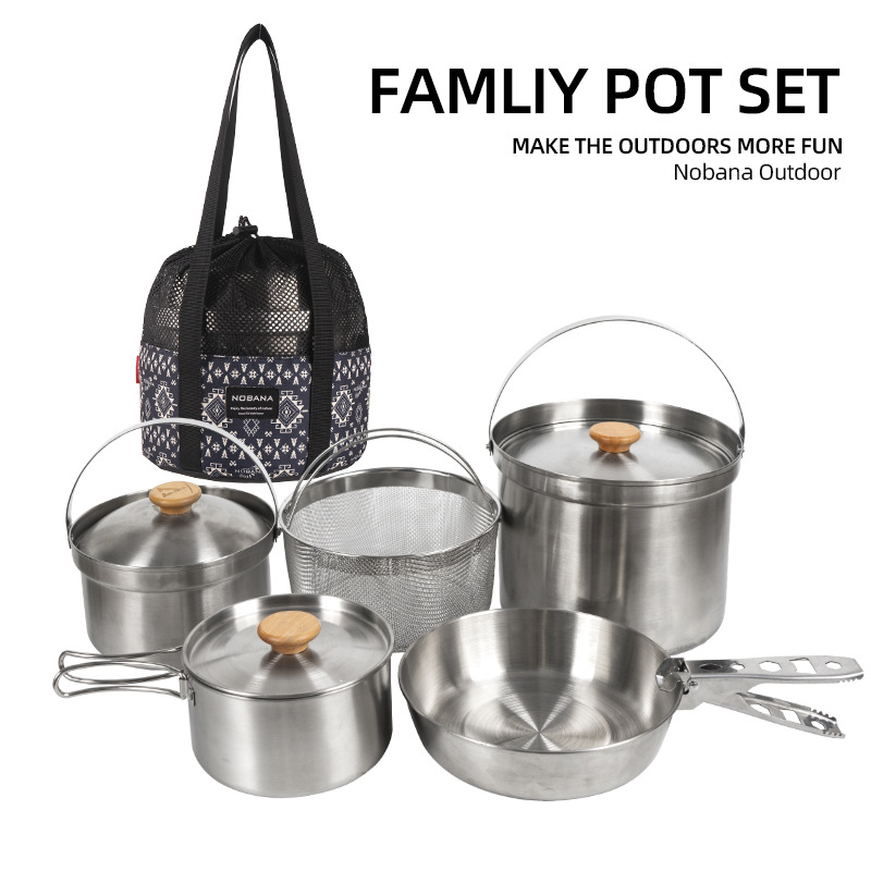 NOBANA Il più nuovo set di pen - Camping Cooking Wok recensione e prezzo