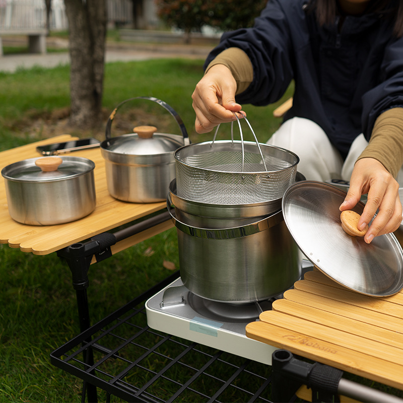 NOBANA Il più nuovo set di pen - Camping Cooking Wok recensione e prezzo