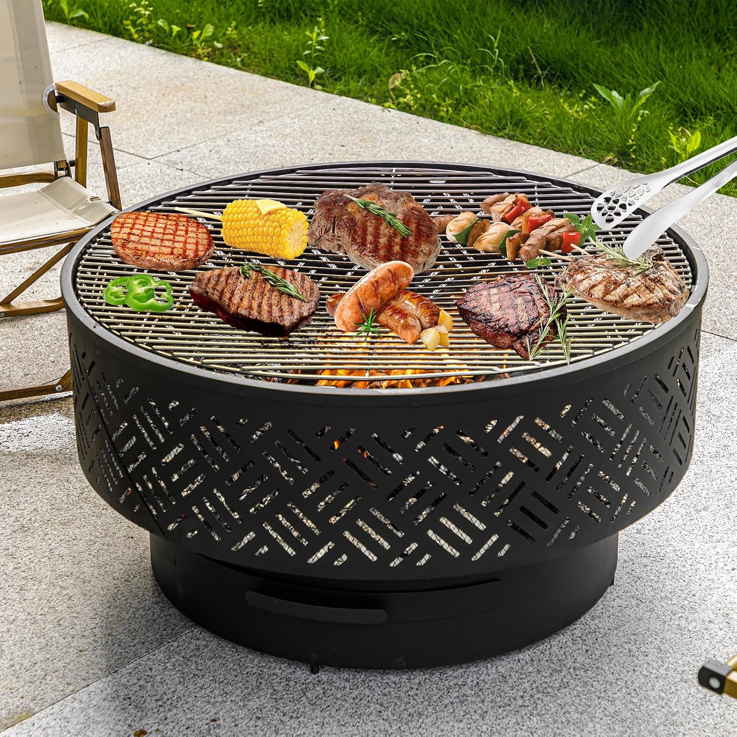 Tavolo da Esterno Rotondo in M - Camping Cooking Table recensione e prezzo