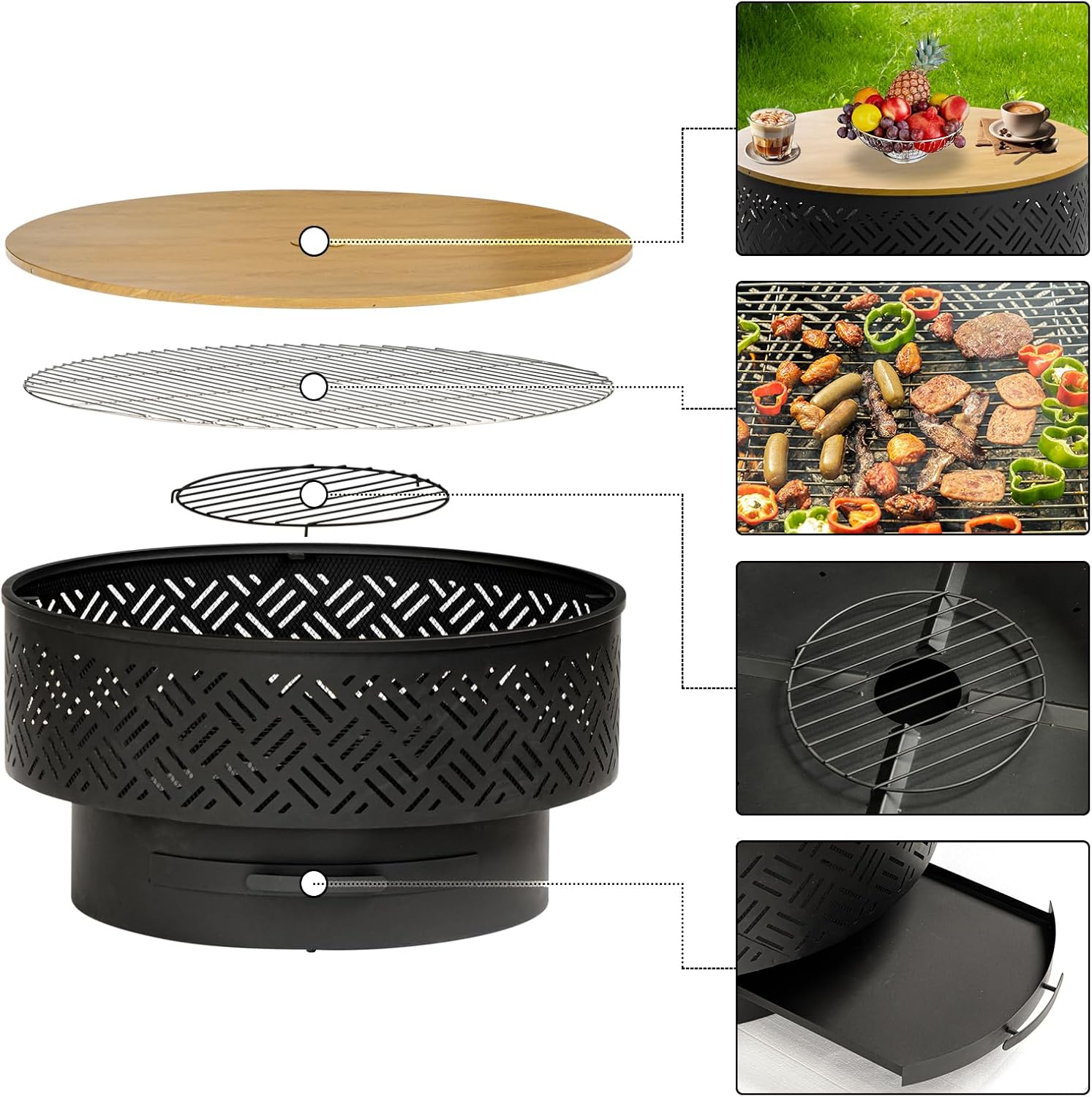 Tavolo da Esterno Rotondo in M - Camping Cooking Table recensione e prezzo