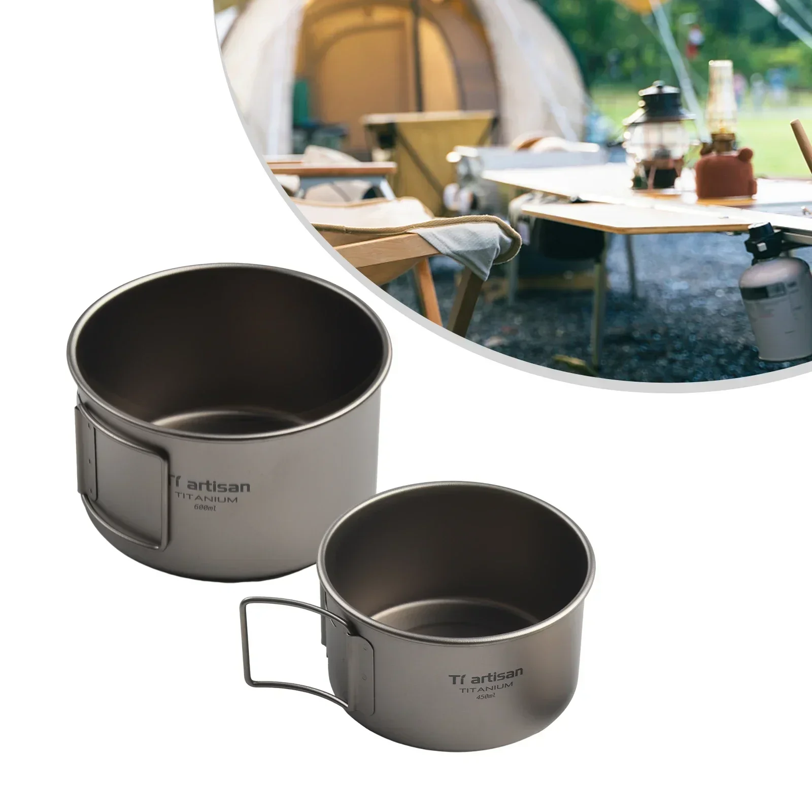 Ciotola in titanio con manico  - Camping Cooking Wok recensione e prezzo