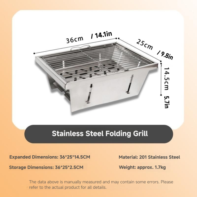 WESTTUNE IGT Griglia per barbe - Camp Grill Portable Folding recensione e prezzo