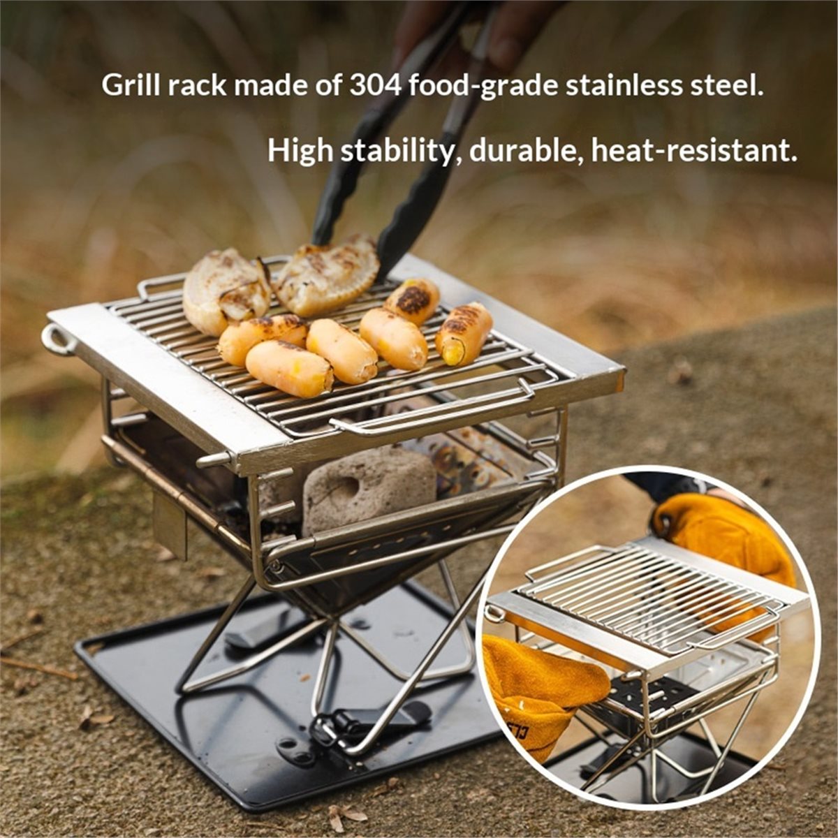 Griglia Pieghevole M10K per Ca - Camp Grill Portable Folding recensione e prezzo