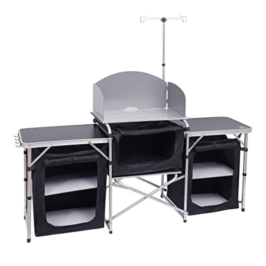 Tavolo da Cucina da Campeggio, - Camping Cooking Table With Windshield recensione e prezzo