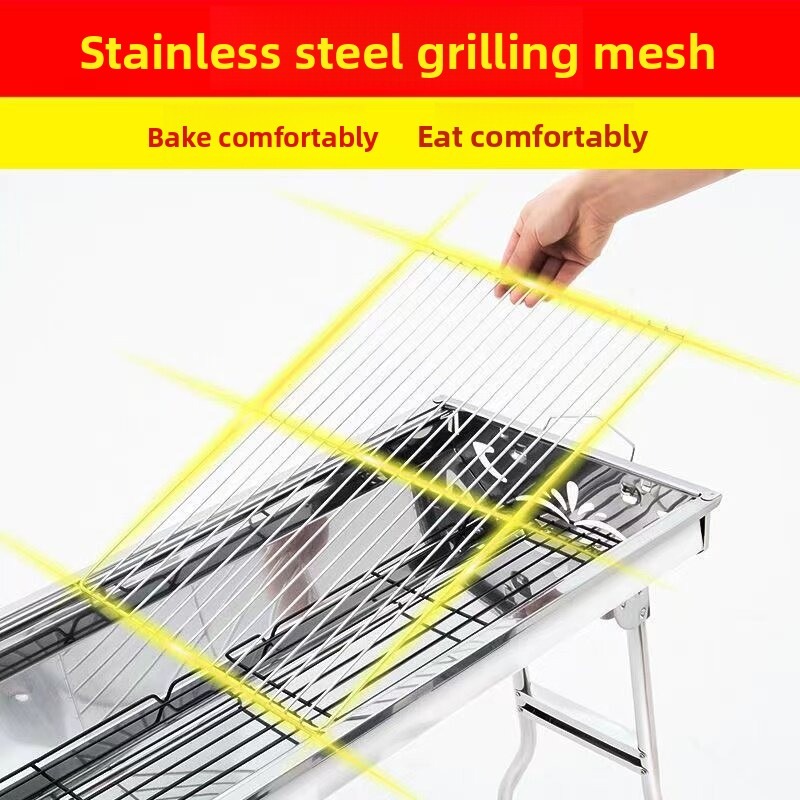 Grande Barbecue Pieghevole a C - Camp Grill Portable Folding recensione e prezzo