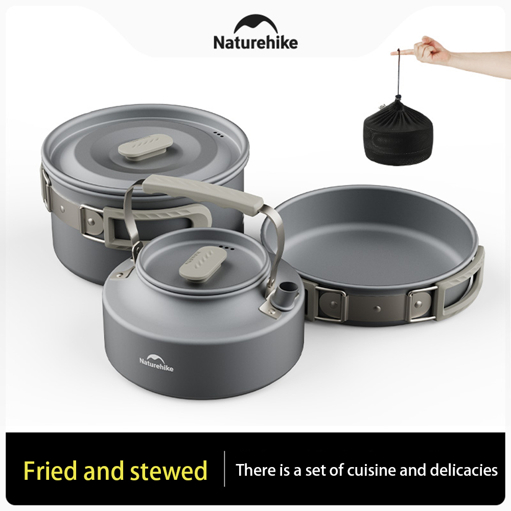 Naturehike Set di pentole da e - Camping Cooking Pots And Pans recensione e prezzo
