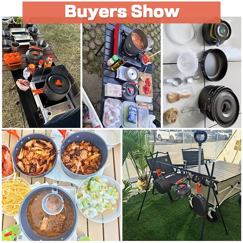 Set da cucina da campeggio, pe - Camping Cooking Kitchen Set recensione e prezzo