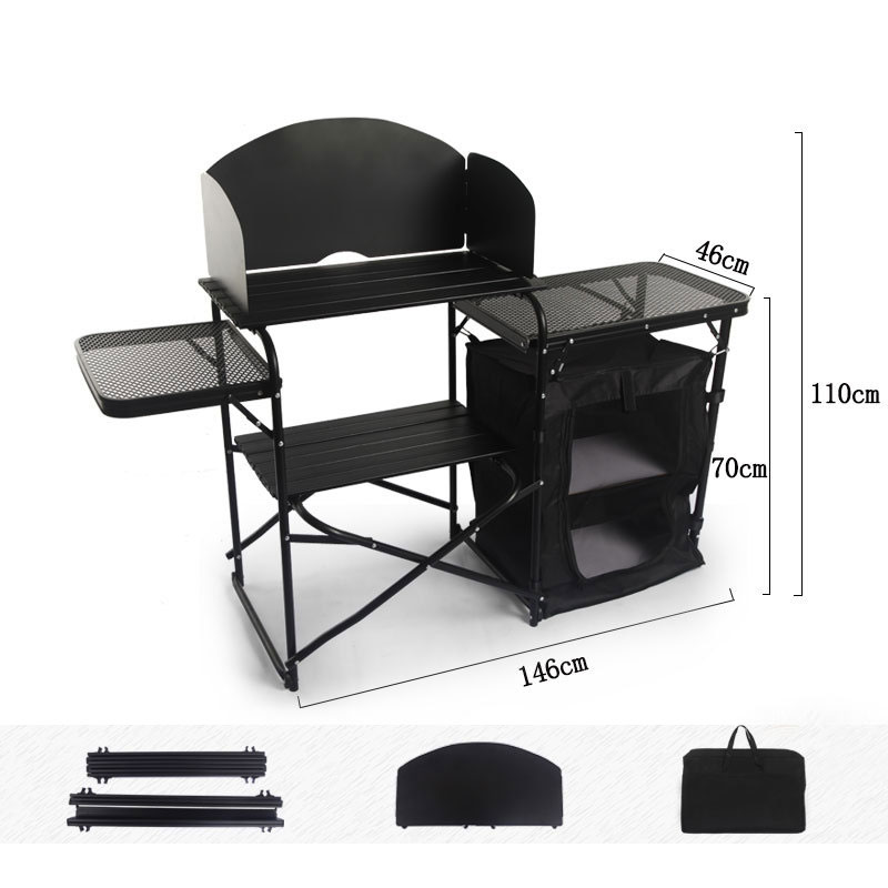 Tavolo da Cucina Pieghevole Po - Camping Cooking Table With Windshield recensione e prezzo